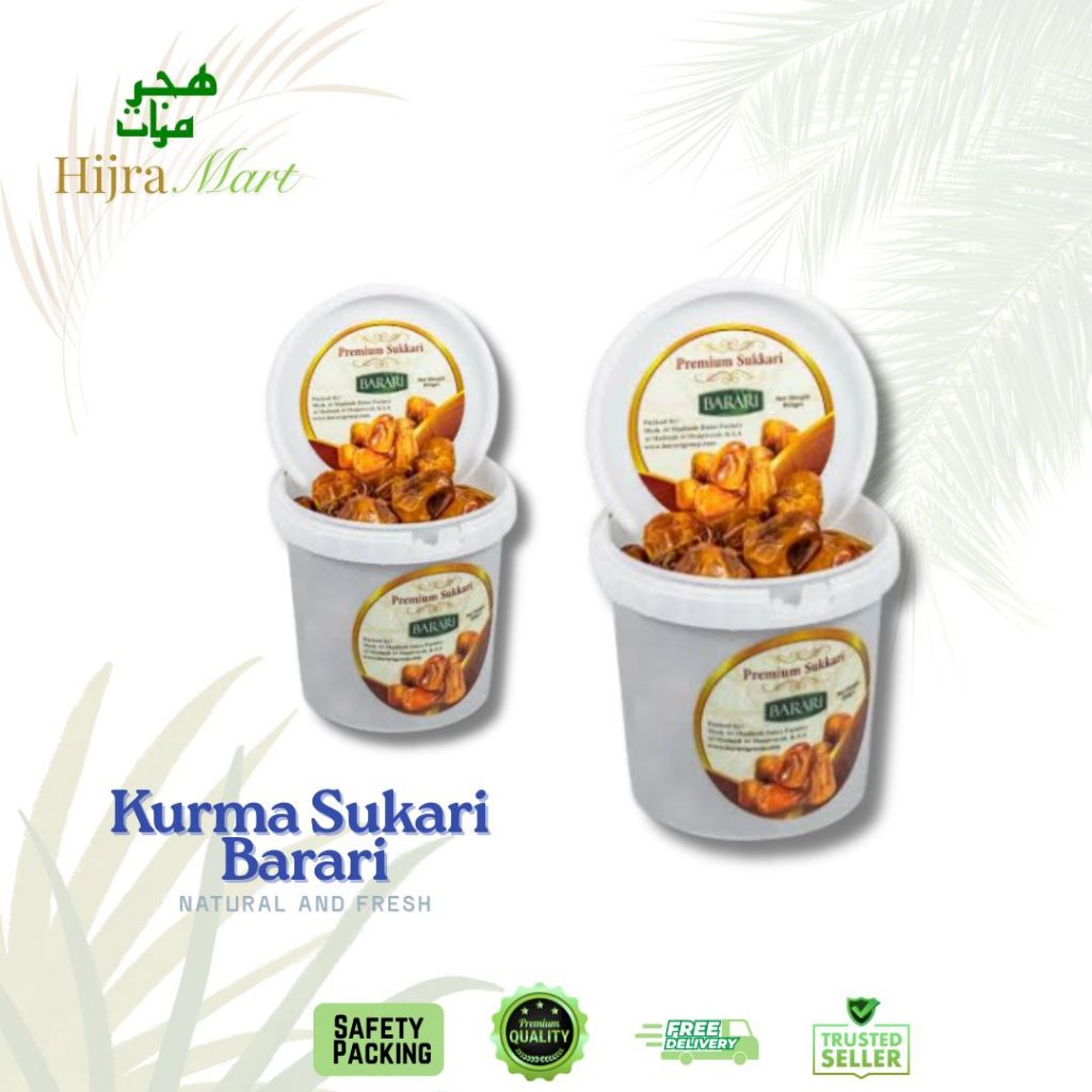 

Kurma Sukari Ember Kurma Al Qasim Barari 800 Premium