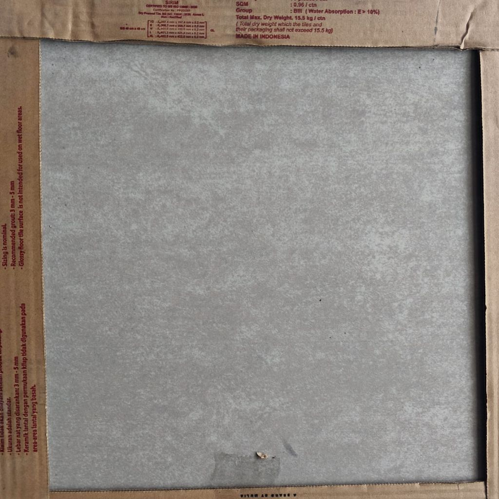 keramik lantai 40x40 (kasar)/ keramik doff/ keramik garasi/ keramik carpot/ keramik teras/ keramik i