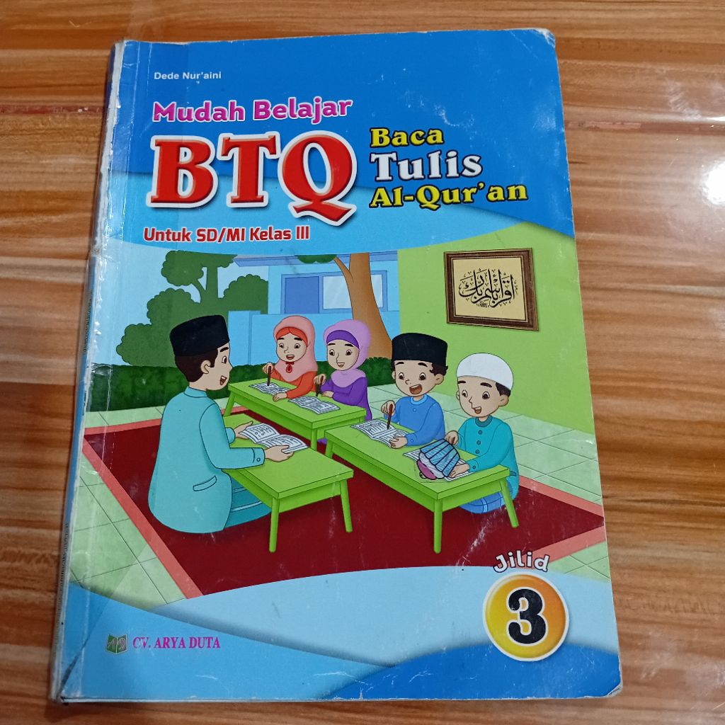 MUDAH BELAJAR BTQ BACA TULIS AL QUR'AN KELAS 3 SD (BEKAS)