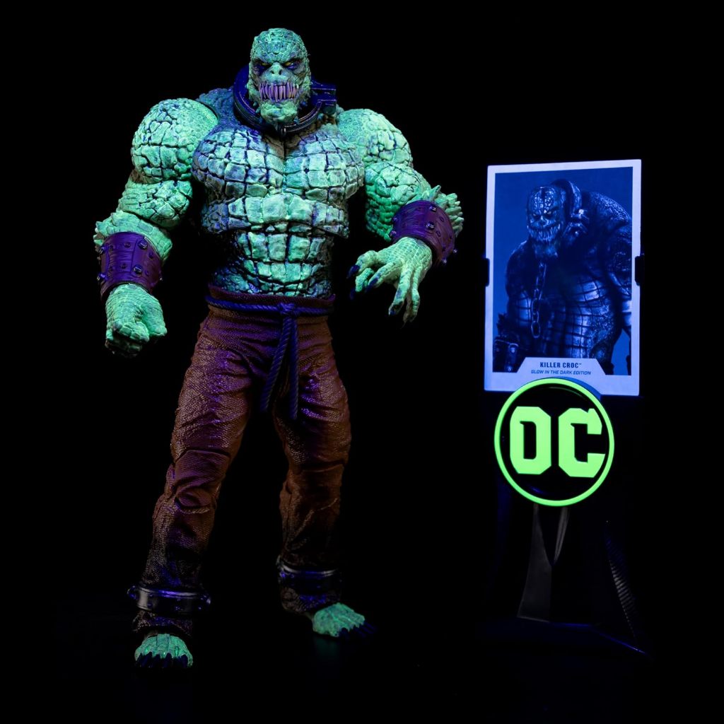 BIG SALE MCFARLANE TOYS - DC MULTIVERSE KILLER CROC (BATMAN: ARKHAM ASYLUM) EDISI GLOW IN THE DARK