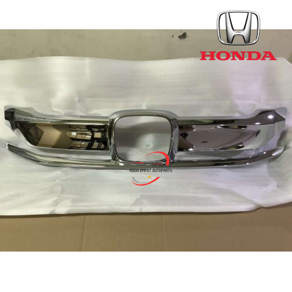 List Chrome Gril Depan Honda Mobilio 2017 2018 2019 2020 | Garnish Grill Depan Tipe E S Original