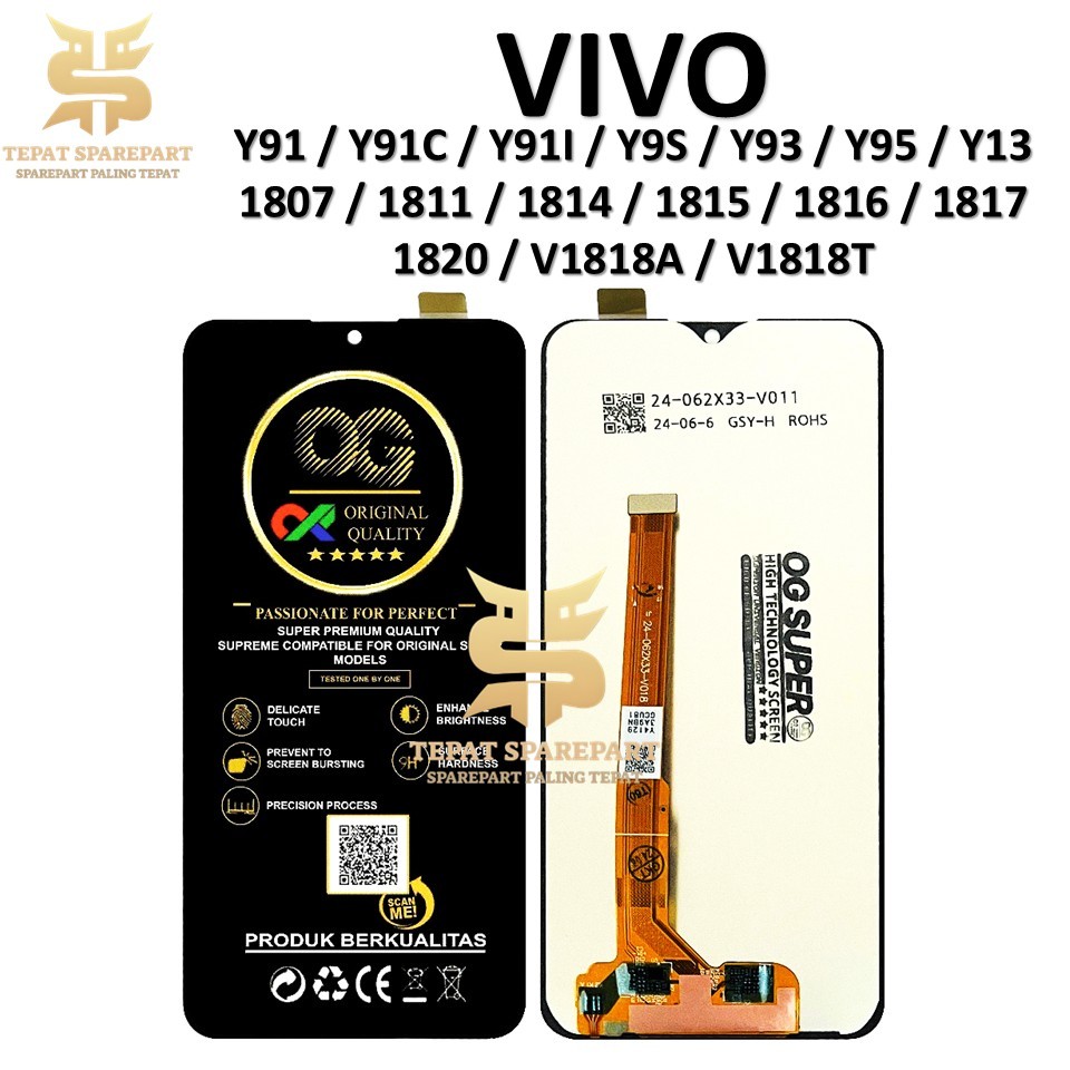 LCD TOUCHREEN VIVO Y91 /  Y91C / Y91I  /  Y9S  / Y93 /  Y95  /  Y13  / 1807 / 1811 / 1814 / 1815 / 1
