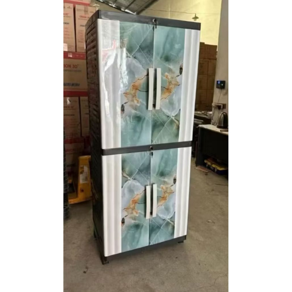 Lemari Plastik Pakaian Jumbo / Lemari Baju / Lemari Serbaguna Rak Baju Plastik