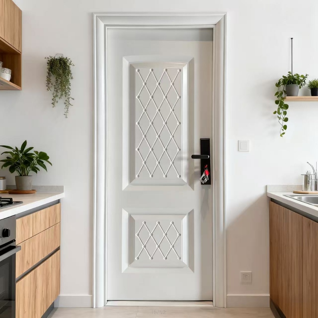 ZW - ( Pintu baja A042) Pintu kamar / Full set pintu utama / (Daun Pintu + Handel + Engsel + Kusen +