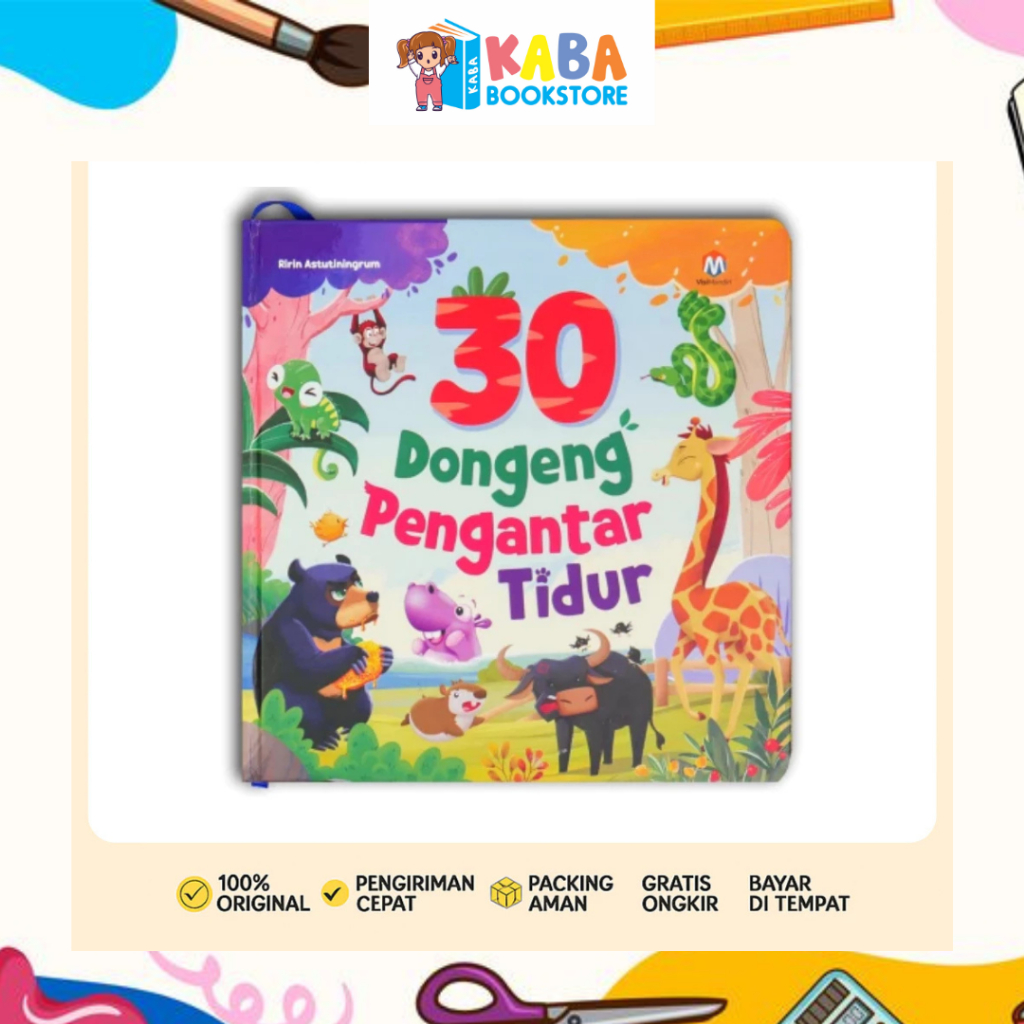 [Ziyadbooks] Buku Cerita Hardcover 30 Dongeng Pengantar Tidur