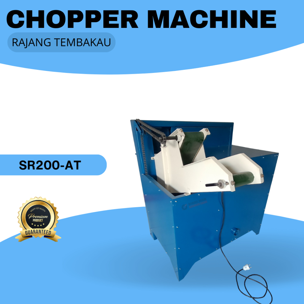Mesin Industri Pertanian Perajang Bahan Herbal Tembakau Material Besi Kokoh Cocok Untuk Meningktkan 