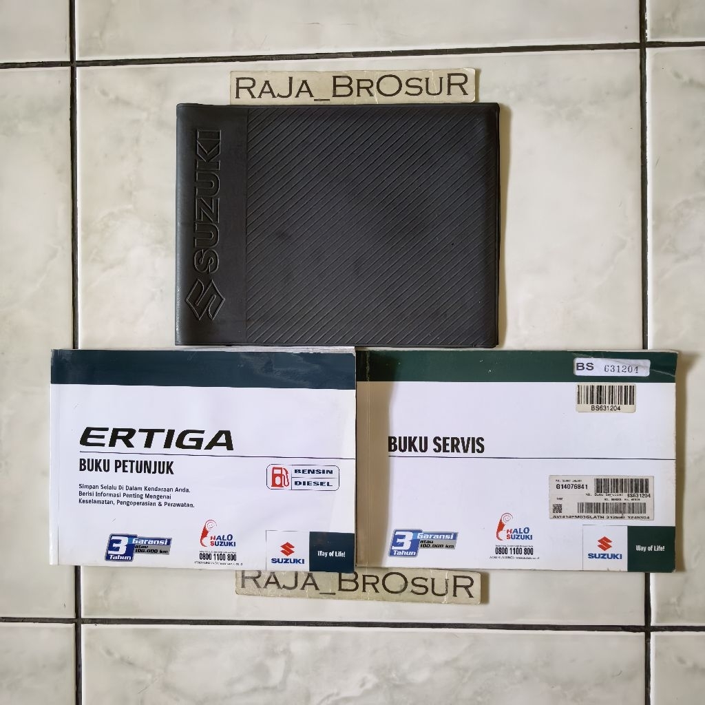 Buku petunjuk Buku Servis Manual book Suzuki Ertiga Bensin Diesel 2016-2018 Free tas ORI Original 1 