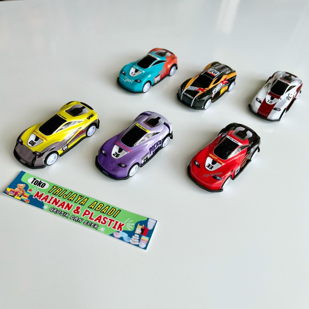 Mainan Mobil-mobilan Mini bisa jalan tanpa baterai cocok untuk balapan