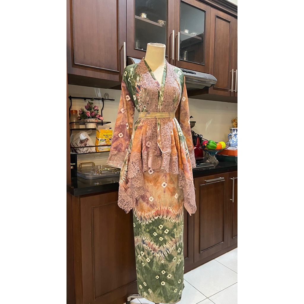 Setelan KAIN Lilit/Pantai Jumputan Palembang