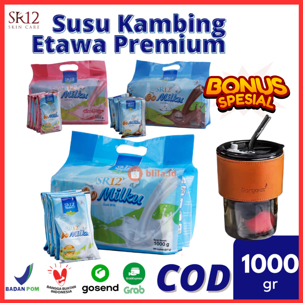 Renteng Sachet Gomilku Original Cokelat Strawberry isi 40pcs Go Milku Renceng SR12 Tulang / Susu unt