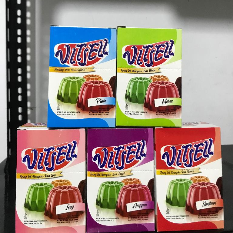 

Vitjell Jelly Powder 12x6gr (1kotak) - Vitjell sameday / instant only