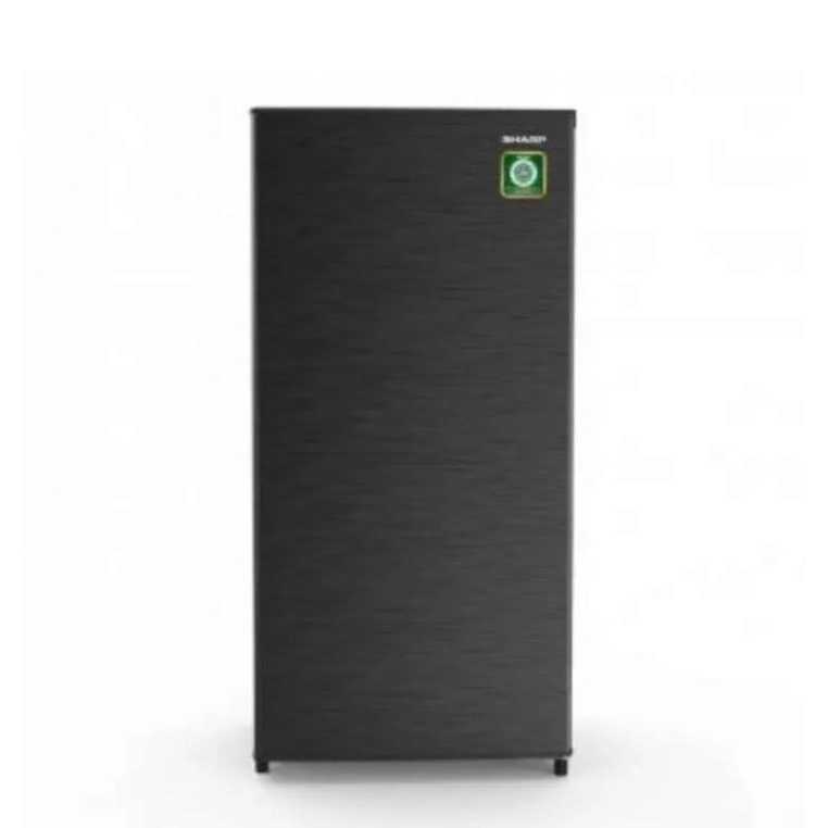 Kulkas 1 Pintu Sharp SJ-N182N-HS Garansi Resmi - Freezer Besar, Lampu Interior, Rak Sayur Besar