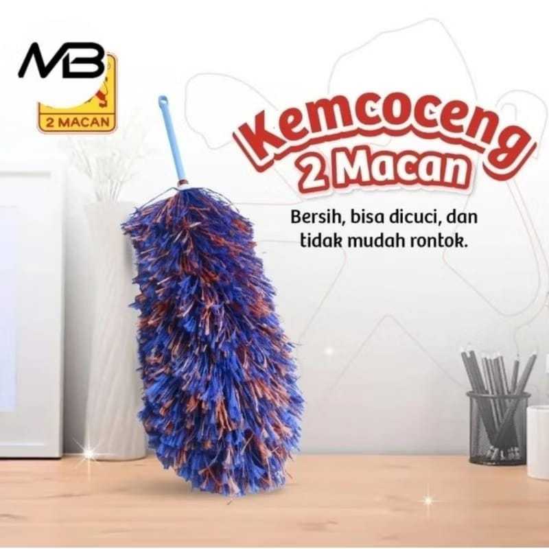 Kemoceng Sulak Merk 2 Macan Asli Dua Macan 2Macan Kemoceng Wol 2 Macan / Kemucing Benang 2Macan / Su
