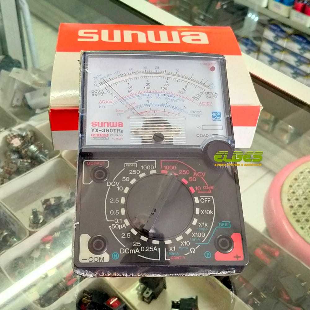 MULTITESTER SUNWA YX-360 TRn multimeter analog avometer multi tester