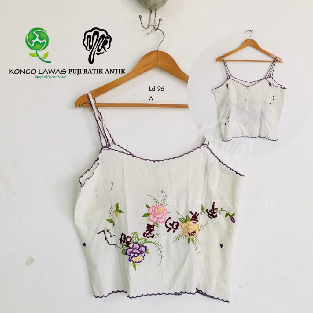 Puji Batik-Kamisol Jadul lawasan/Kamisol/Tangtop Lawasan