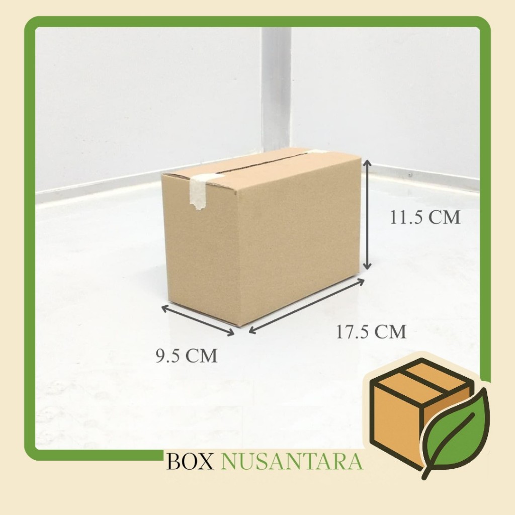 

Corrugated Carton Box - Kardus Box Polos 17.5 x 9.5 x 11.5 cm