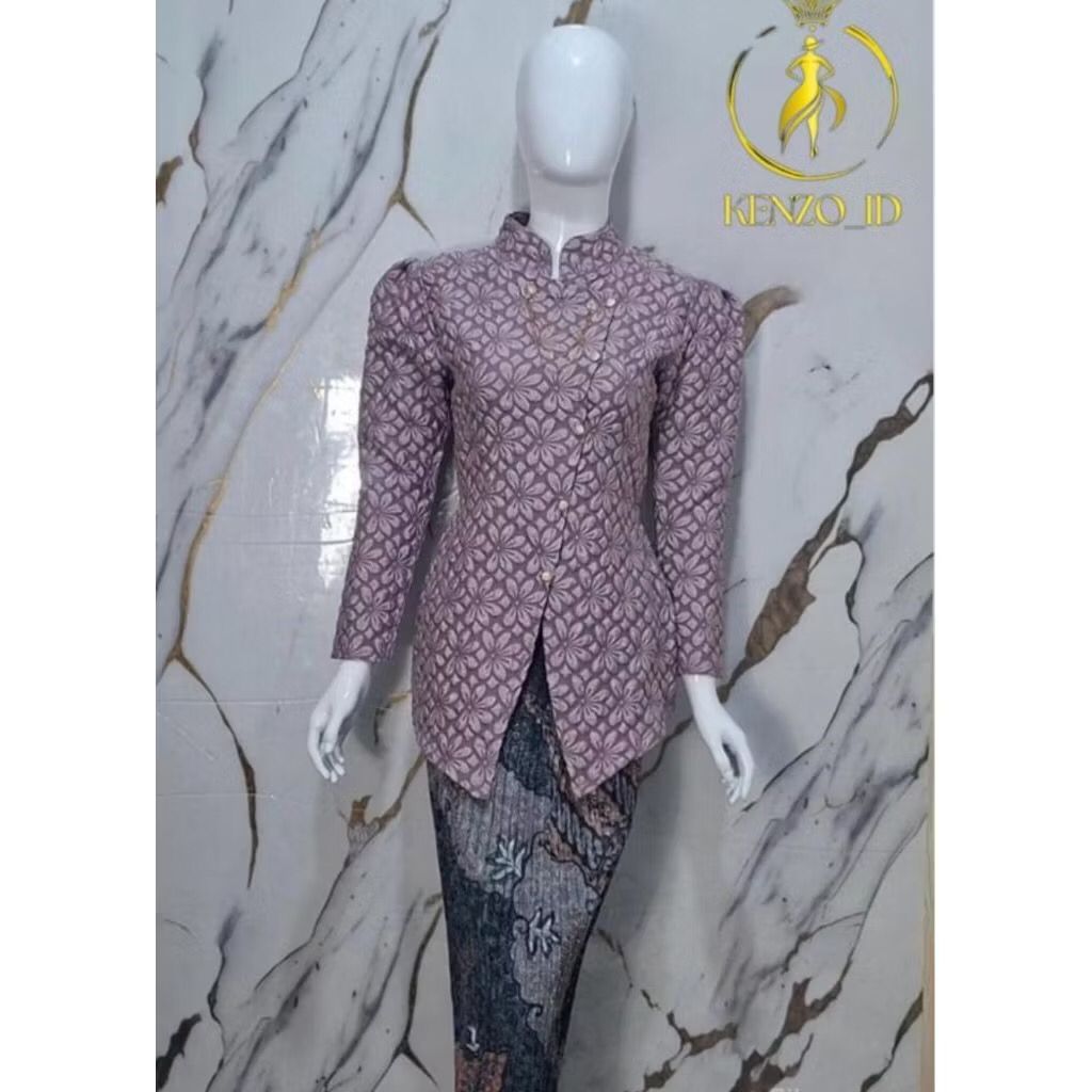 Atasan Kebaya Janggan Jaguar Fukuro / Kebaya Terbaru / Kebaya Modern