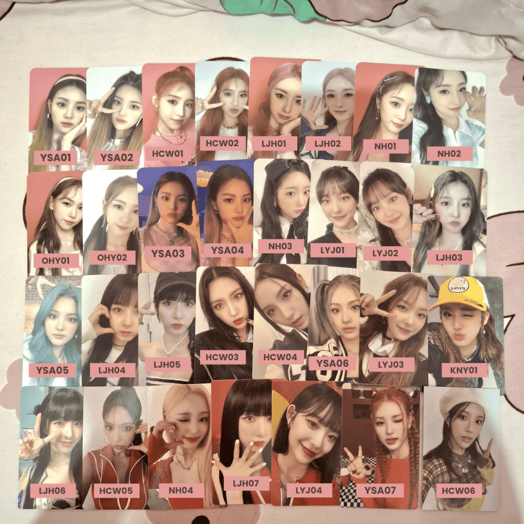 [ READY ] Photocard Official Lightsum Sangah Chowon Juhyeon Nayoung Hina Yujeong Huiyeon Vanilla / P