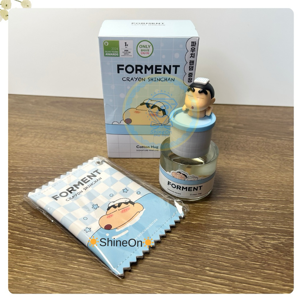 READY SIAP KIRIM FORMENT x CRAYON SHINCHAN PERFUME JUNGKOOK COTTON HUG ORIGINAL