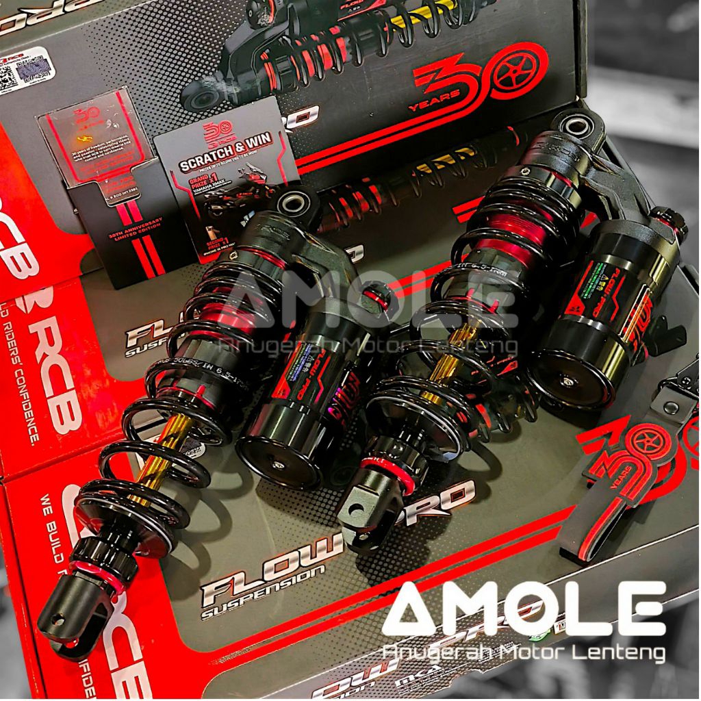 Shock Breaker Belakang RCB Flow Pro 30 th Anniversary Flow S 305mm 275mm Yamaha Aerox 155 NMax New T