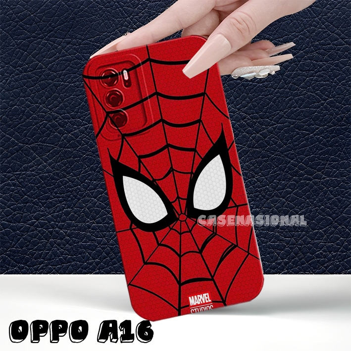 Softcase Oppo A16 - Case Oppo A16s - Oppo A54s Motif motif spiderman keren all type hp[CN23]