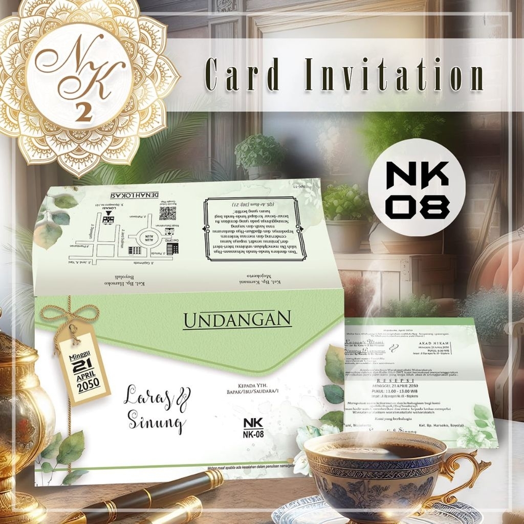 NK 08 | BLANGKO UNDANGAN NK 08