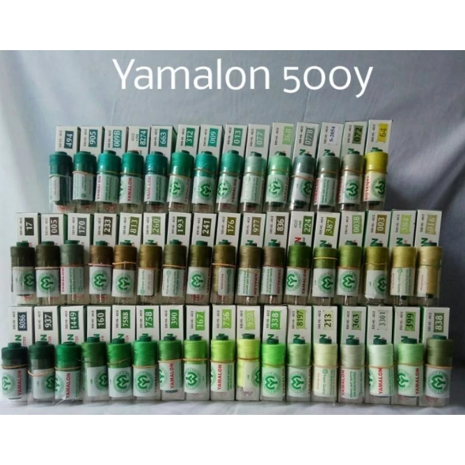 [Yamalon] Benang Jahit Kecil 500 Yard - Eceran lusinan grosir murah