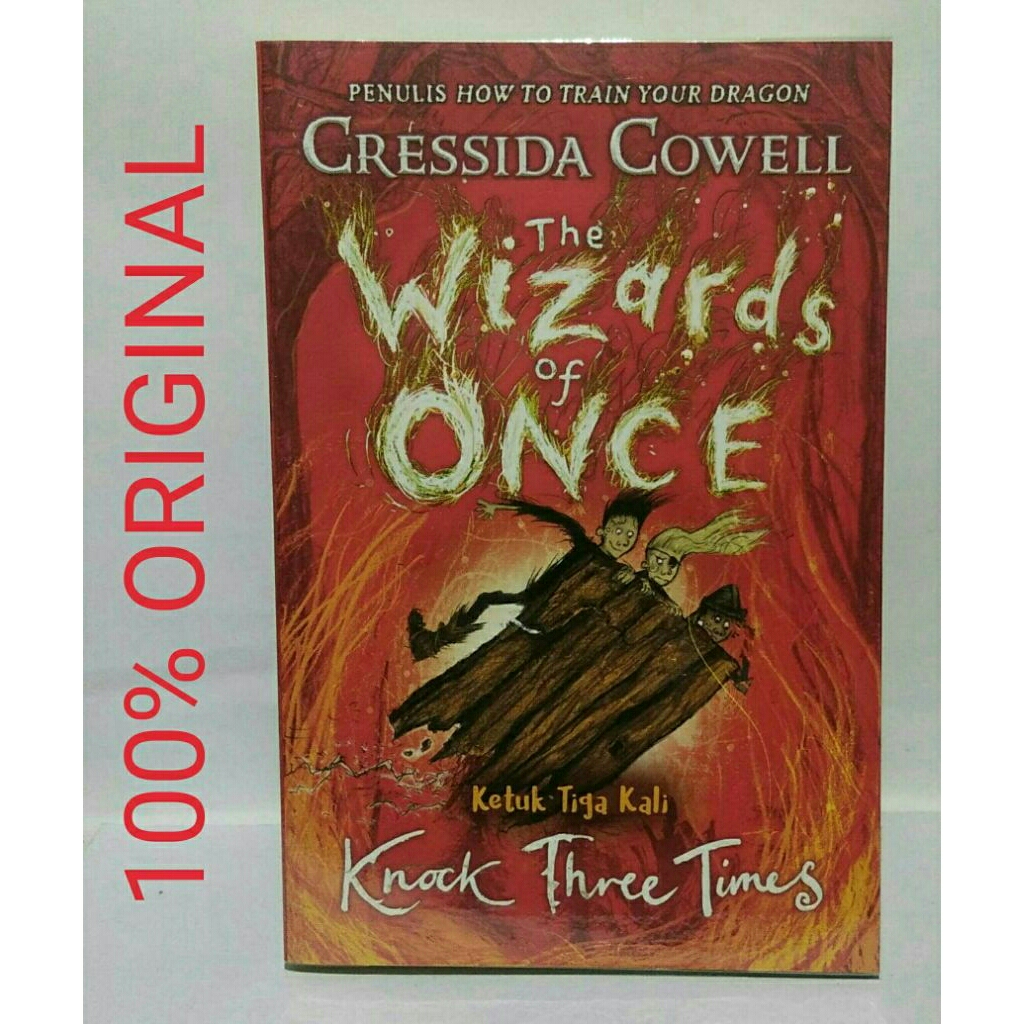 [Preloved] Novel, Seri The Wizards of Once, Buku 3 : KNOCK THREE TIMES / KETUK TIGA KALI (Cressida C