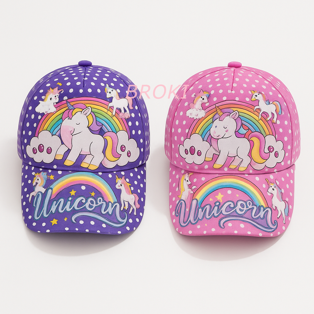 2 - 10 Tahun Topi Anak Perempuan motif KUDA PONI
