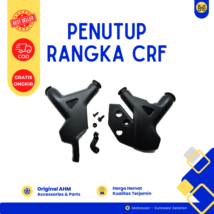 Termurah ORI AHM - Penahan Rangka Honda CRF 150 (Heel Guard)