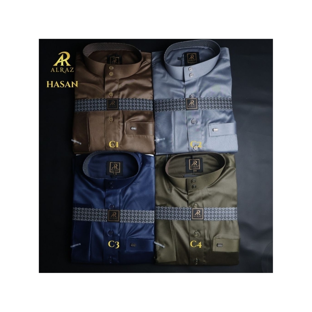Jubah Al Raz Reguler Polyester Model Hasan