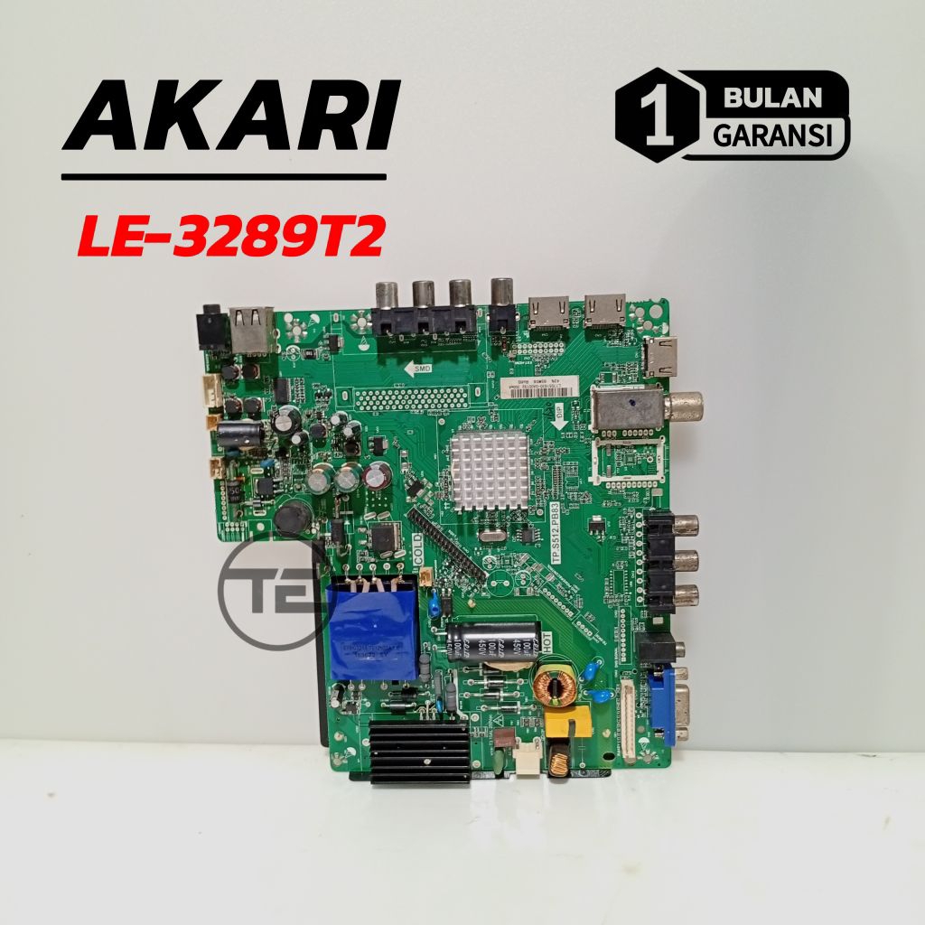 MB TV AKARI LE3289T2 MESIN TV LED AKARI LE 3289T2 MODUL MOBO MAINBOARD TV AKARI
