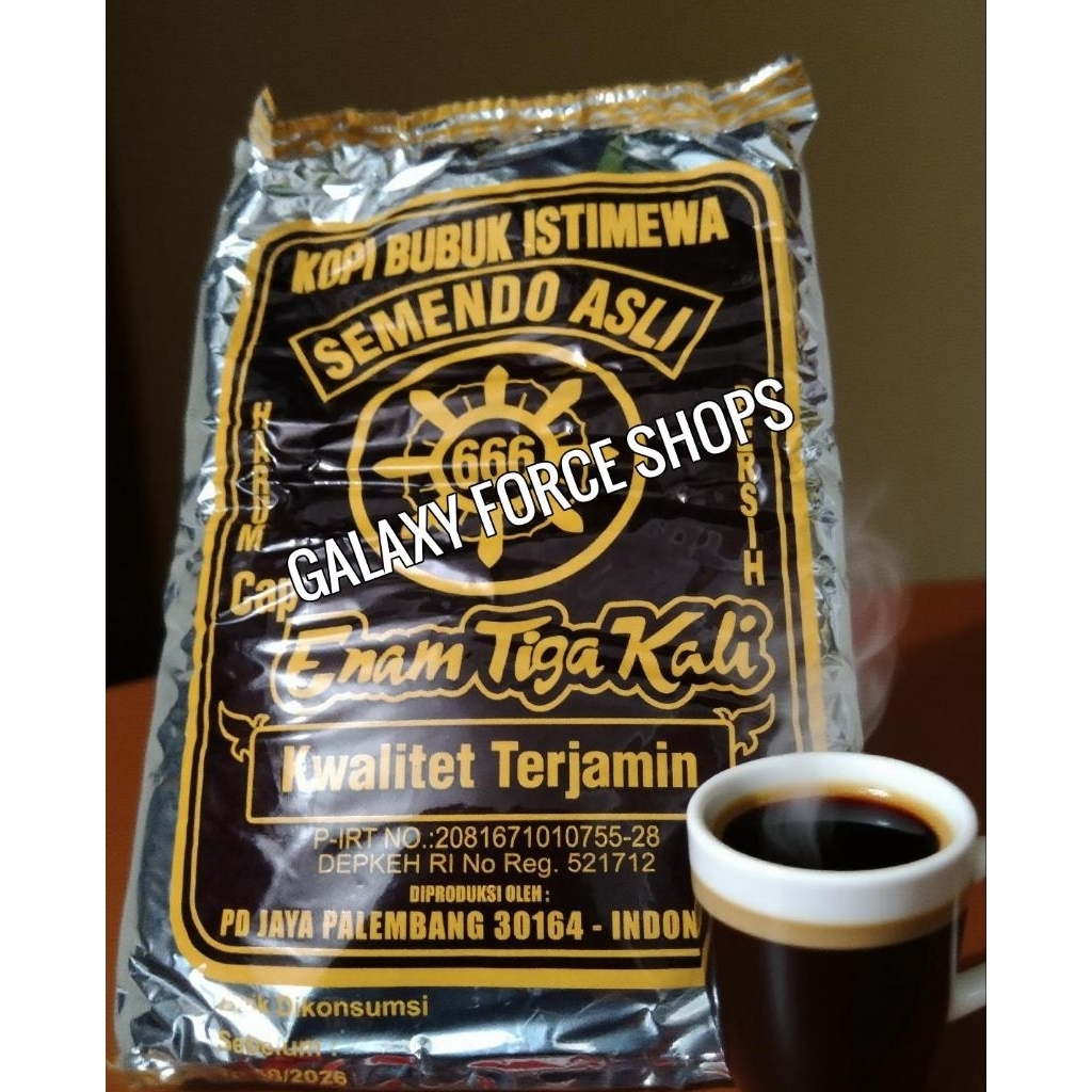 kopi Setir kopi semendo Palembang asli cap 666 190Gr