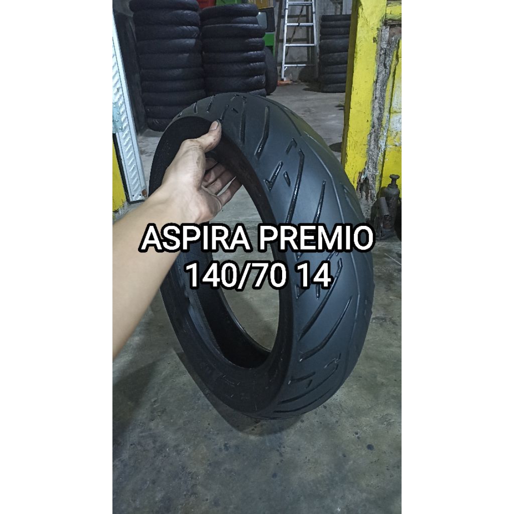 BAN MATIC ASPIRA PREMIO 140/70 14. BAN SECOND UKIRAN. TUBELESS