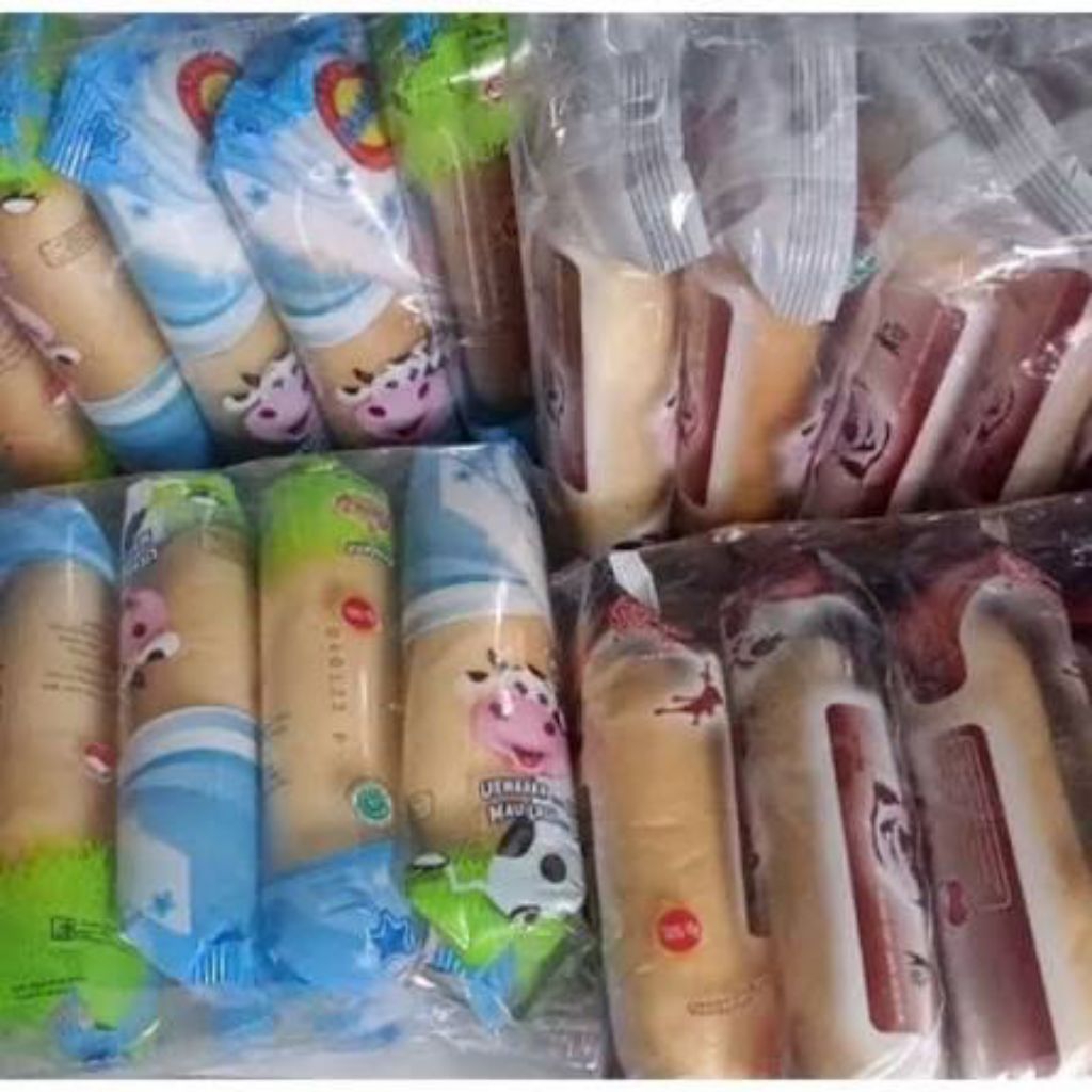 

Roti sapi 1 pack isi 5 pcs varian rasa coklat dan susu murah