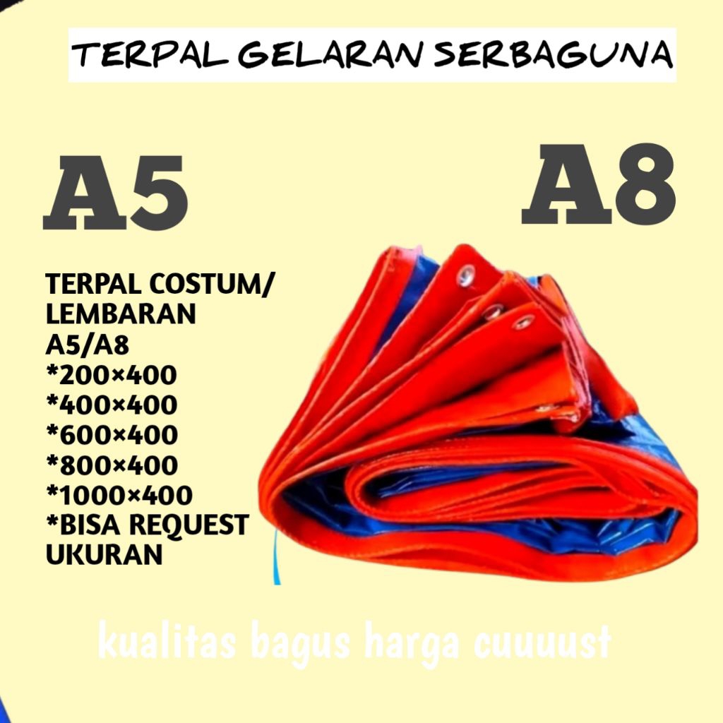 TERPAL LEMBARAN KOREA ORCHID KUAT TAHAN LAMA