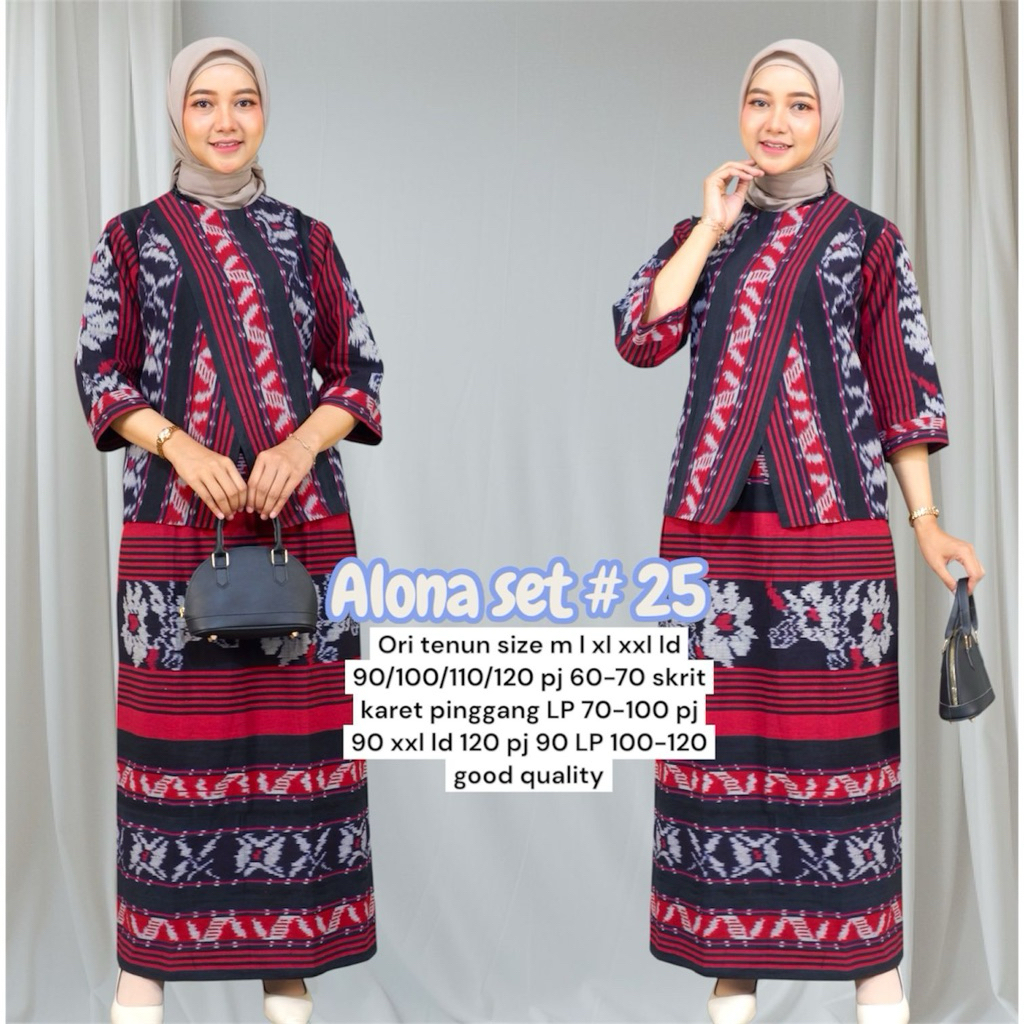 Tenun Etnik Wanita Jumbo Tunik, Blouse dan Blazer Tenun Troso Ori Handmade