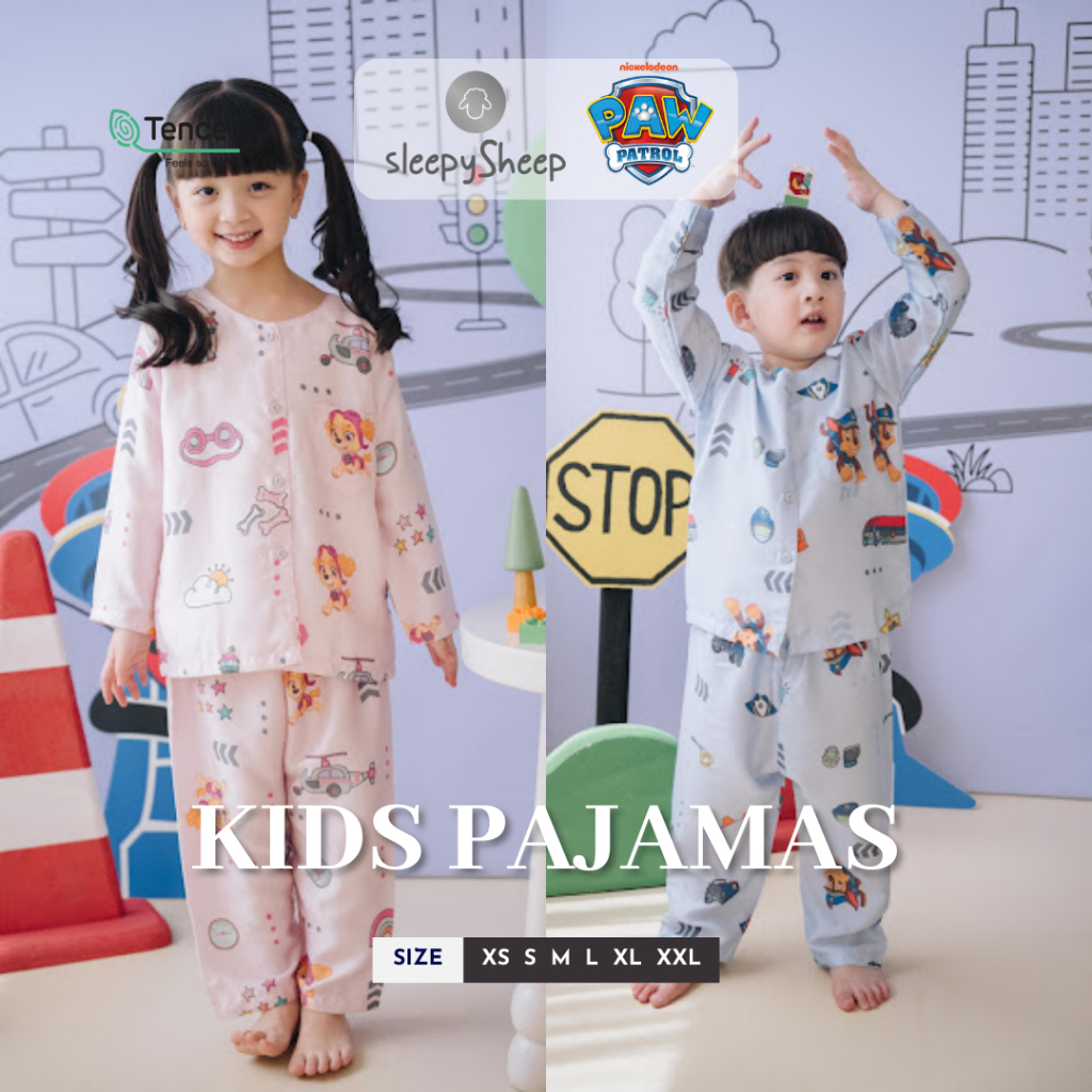 SLEEPYSHEEP PAW PATROL Pup Picks Favorite Things Collection Kids Pajamas Baju Tidur Piyama Anak Laki