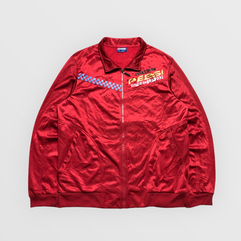 Pepsi Sport Racing Pepsi Speed Up Vintage Track Top Jacket Red
