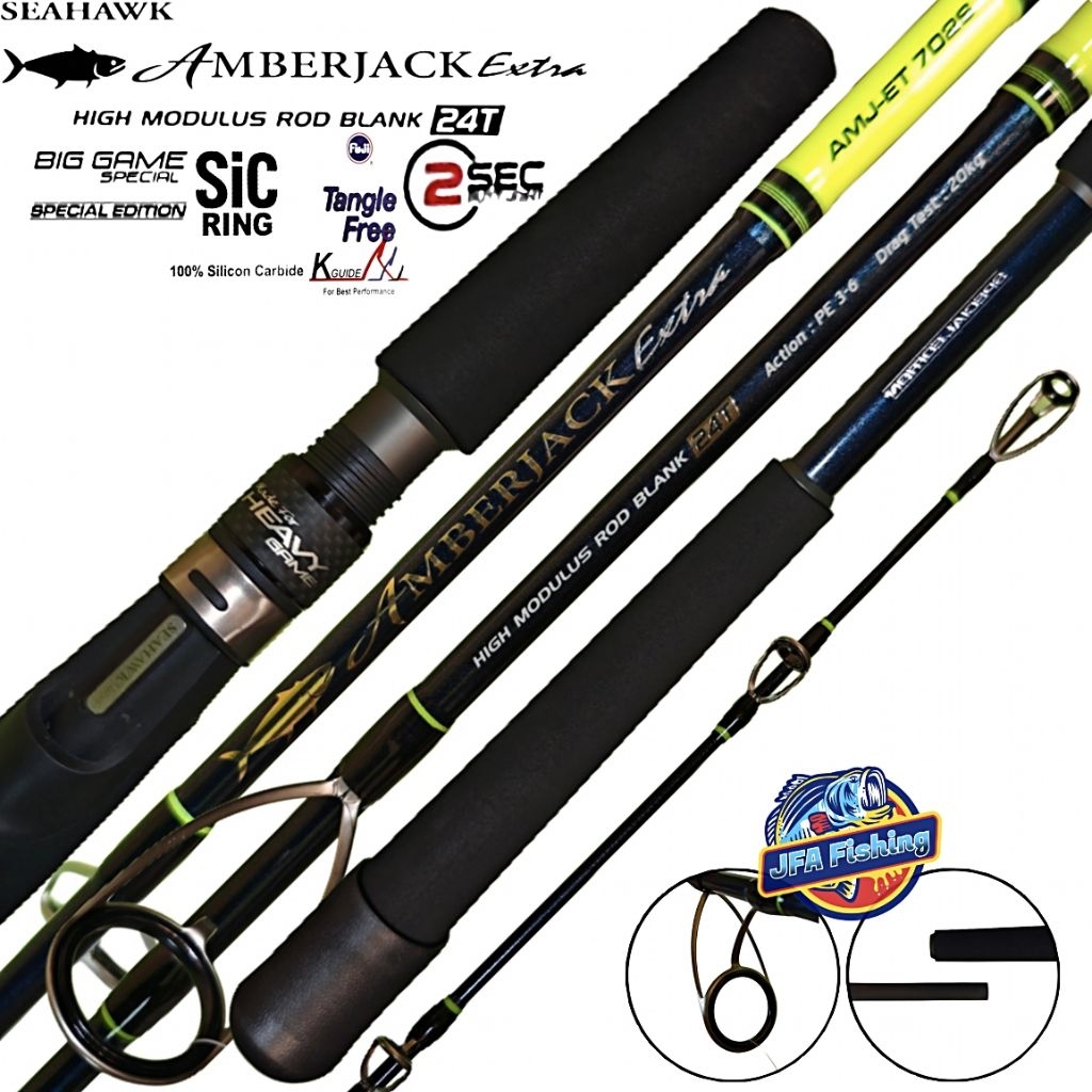 Joran Jigging Rod Seahawk AMBERJACK EXTRA 602S/702S