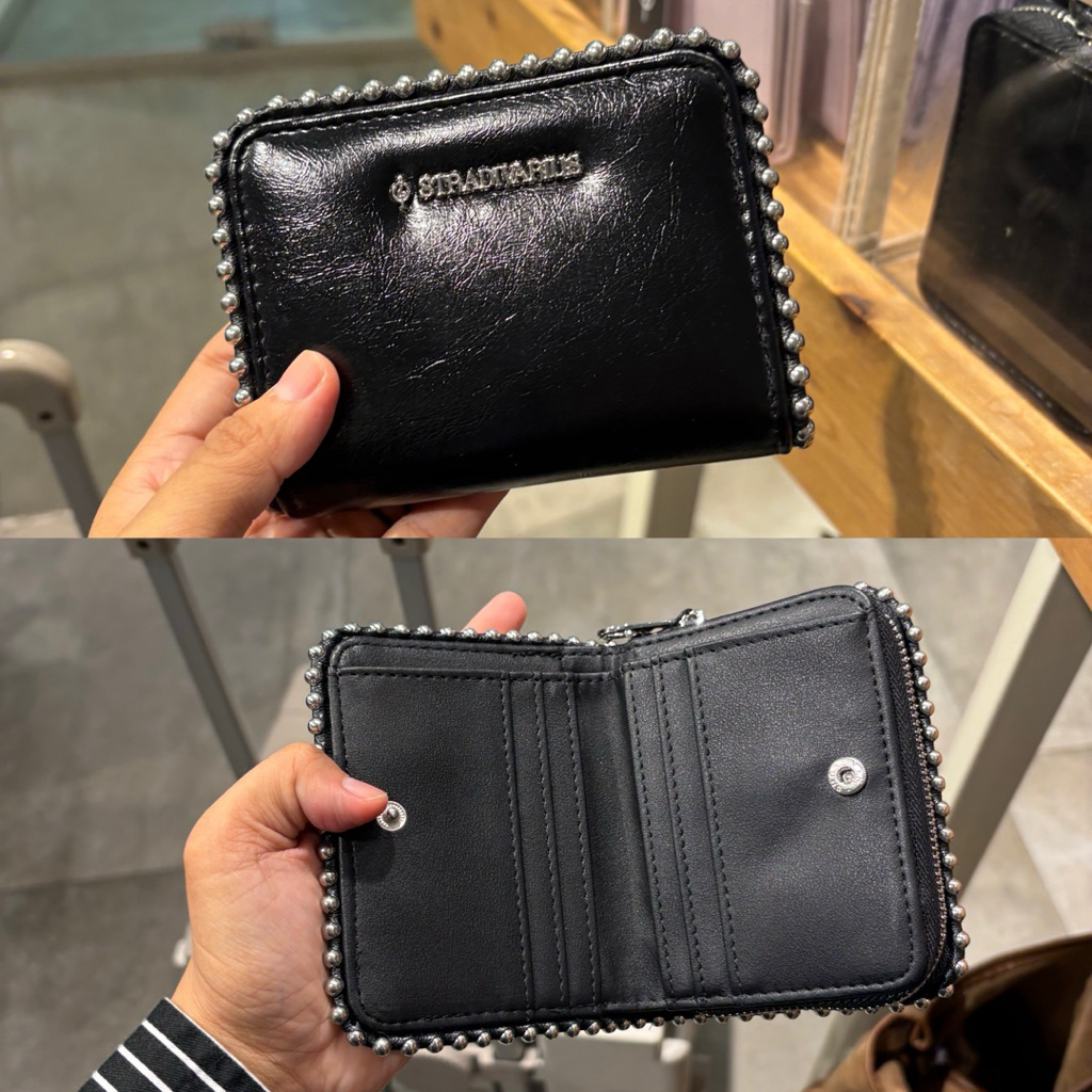 dompet kartu mini lipat bifold cardholder stradivarius sale