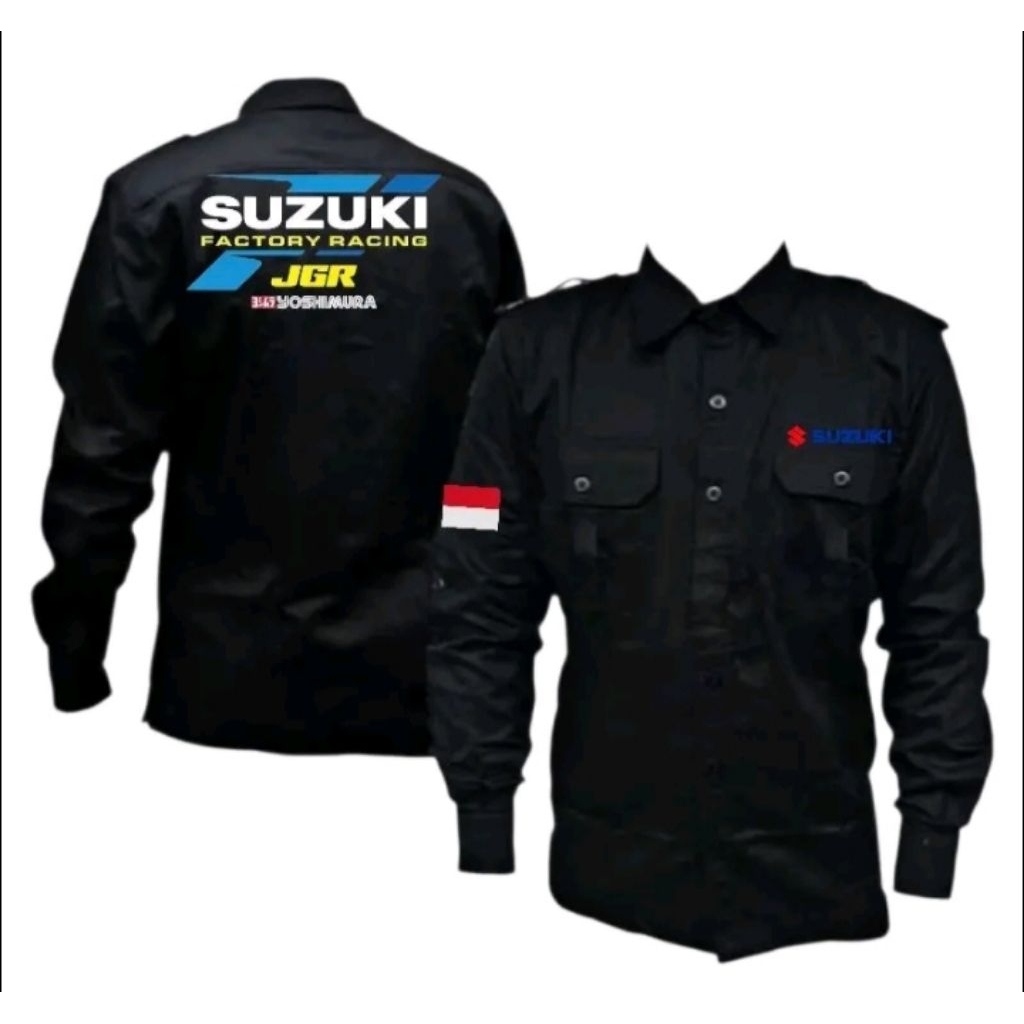 Kemeja Suzuki Baju Pdh Suzuki Lengan Panjang
