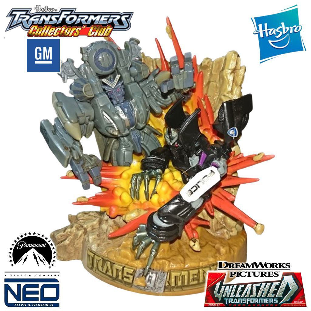 Transformers Unleashed Turnarounds "Barricade & Blackout" 2008