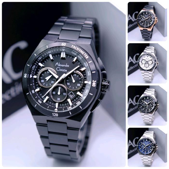 JAM TANGAN PRIA ALEXANDRE CHRISTIE AC6691 / AC 6658 ORIGINAL. GARANSI RESMI 1 TAHUN -