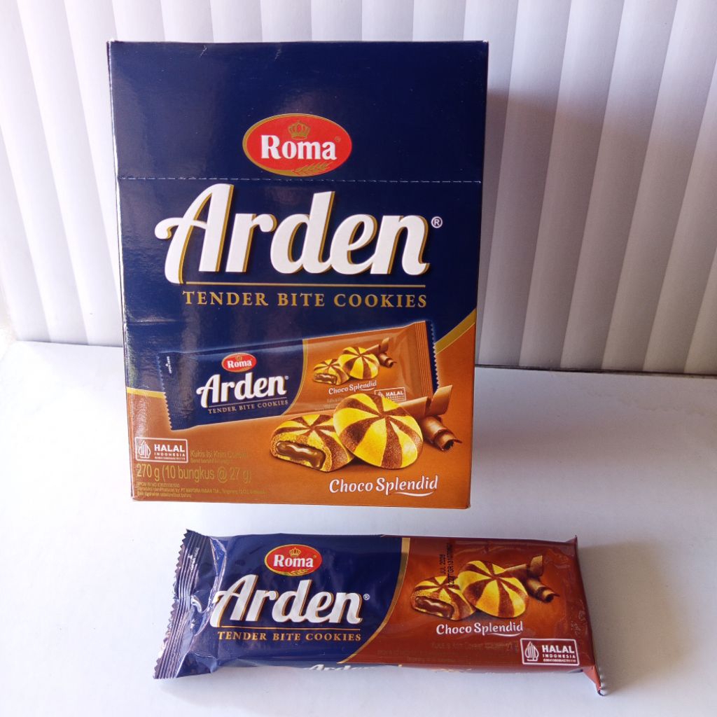 

Roma Arden Cookies coklat isi krim 1box isi 10pcs