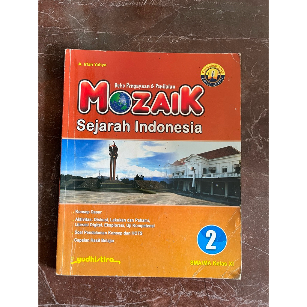 Preloved Buku Mozaik Sejarah kelas 11 dan 12