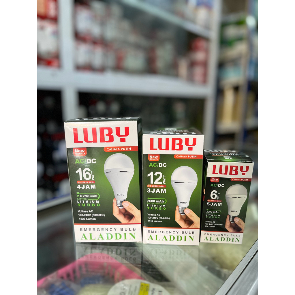 LAMPU EMERGENCY LUBY ALADDIN