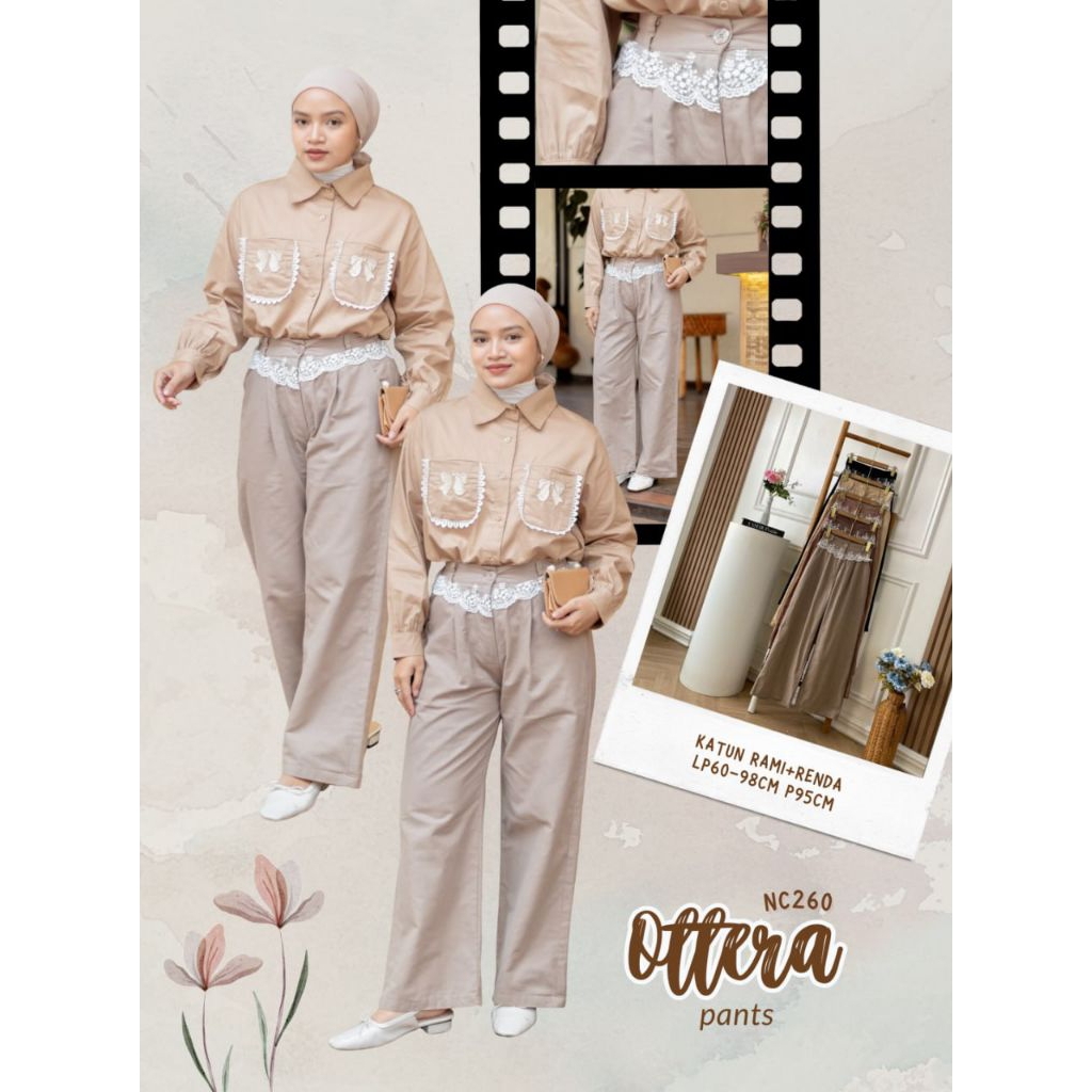 Grosir Oterra Pants Nc260 bahan cotton rami