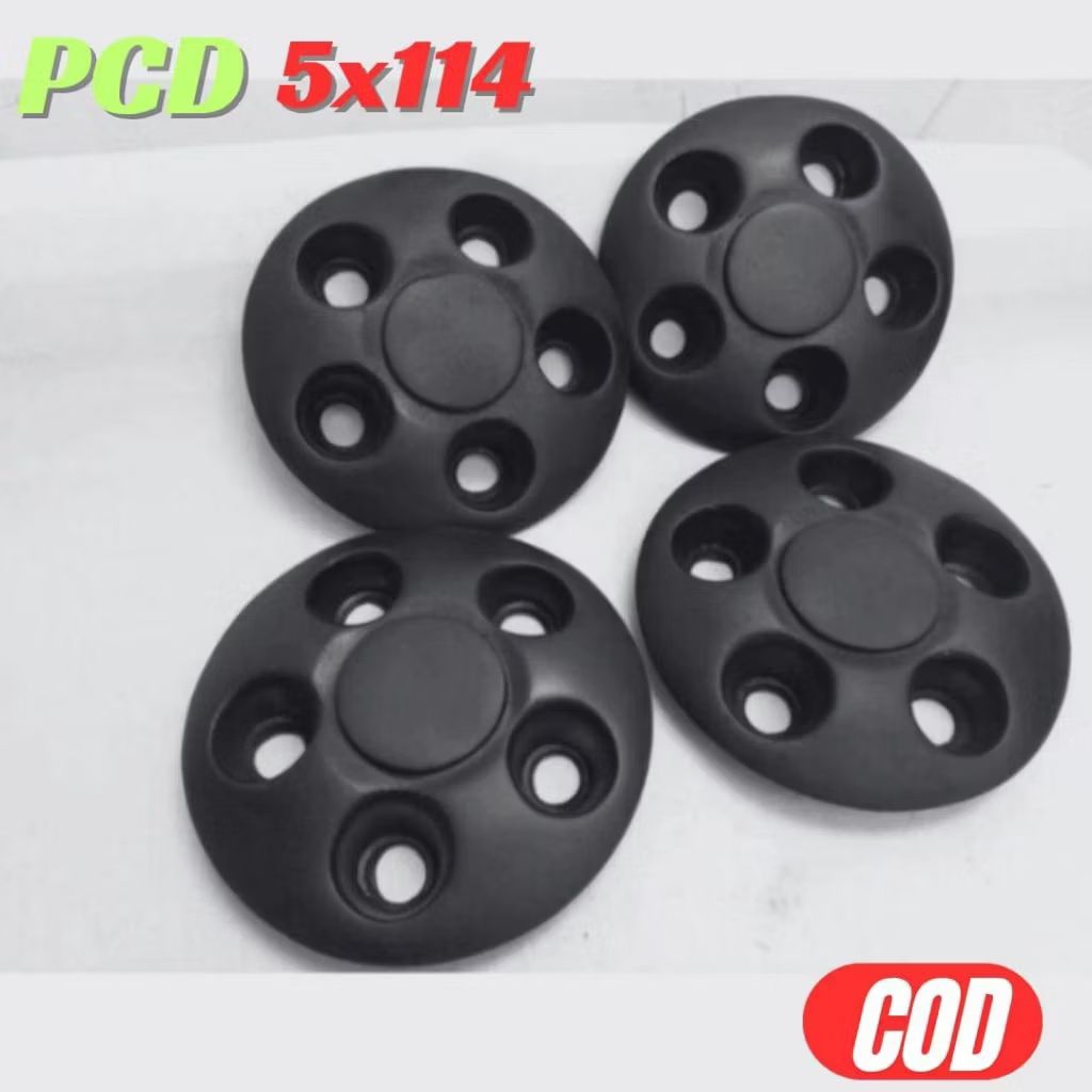 Dop velg kaleng mobil Pcd 5x114 bisa untuk Ring13 Ring14 Ring15 Ring16 Ring17 COD