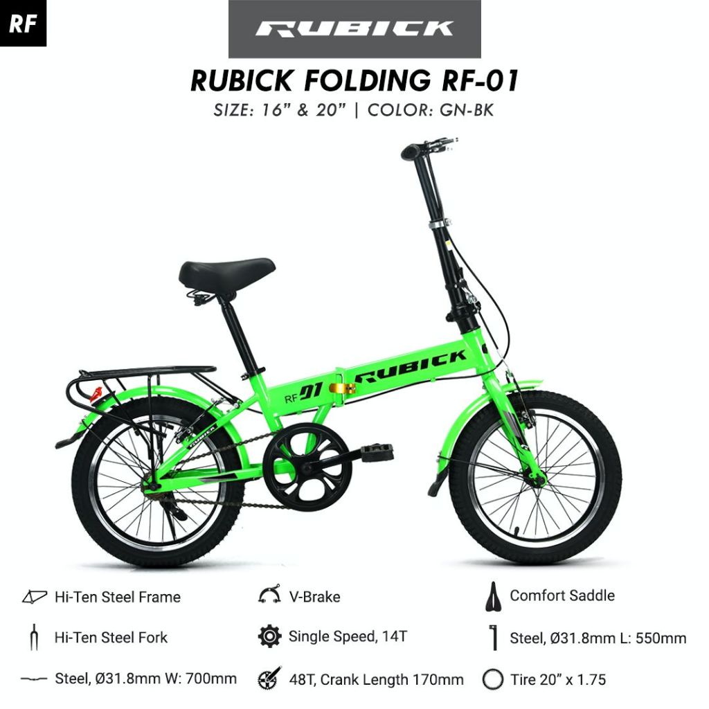 Sepeda Lipat RUBICK RF-01 16 Inch